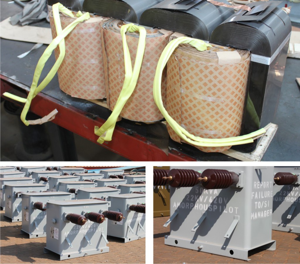 Amorphous core transformers